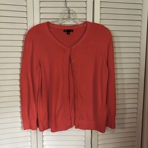 Gap coral cardigan